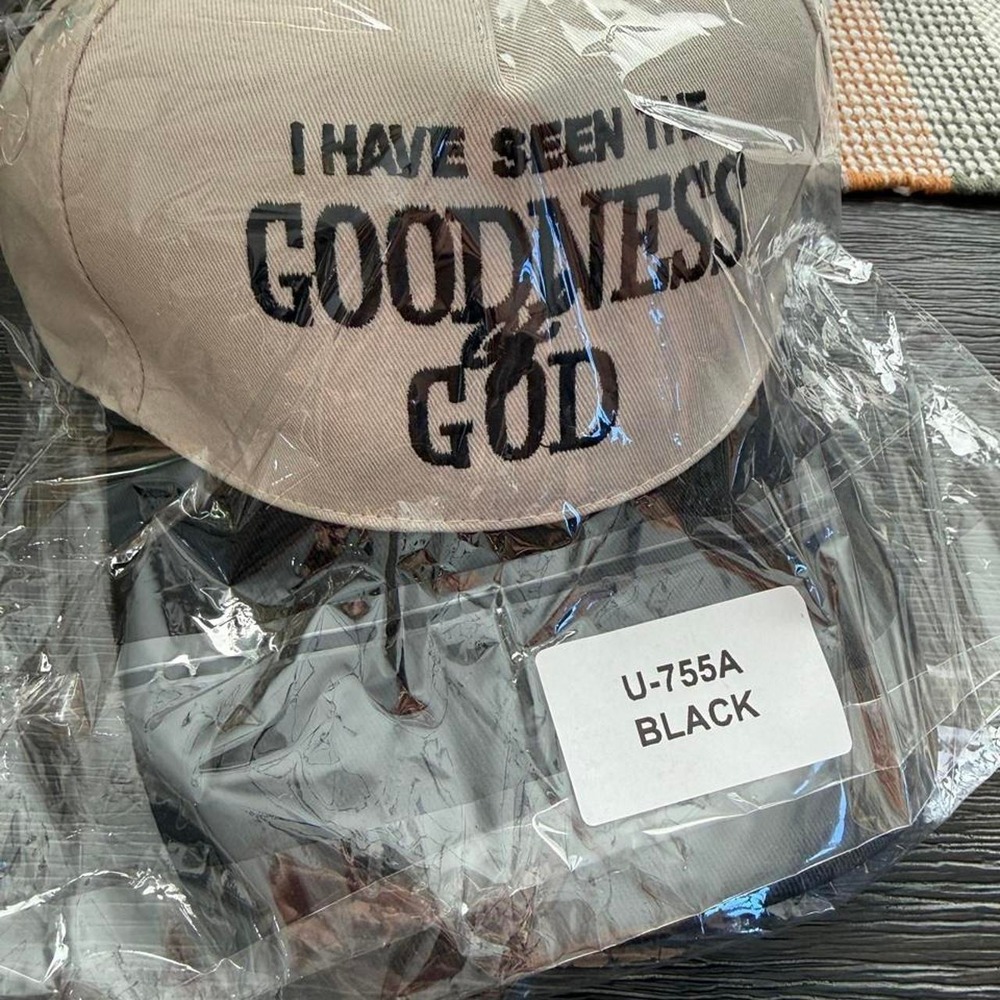 Zenana I Have Seen the Goodness of God Embroidered Adjustable Baseball Cap NWT